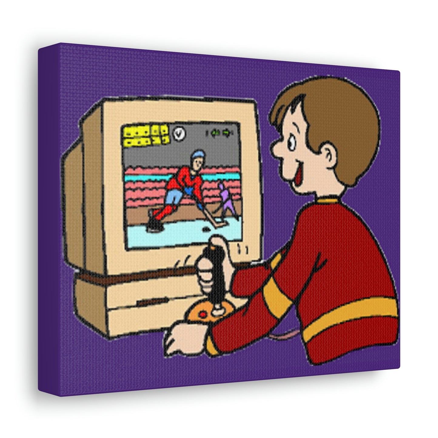 Old School Gamer Canvas Gallery Wraps