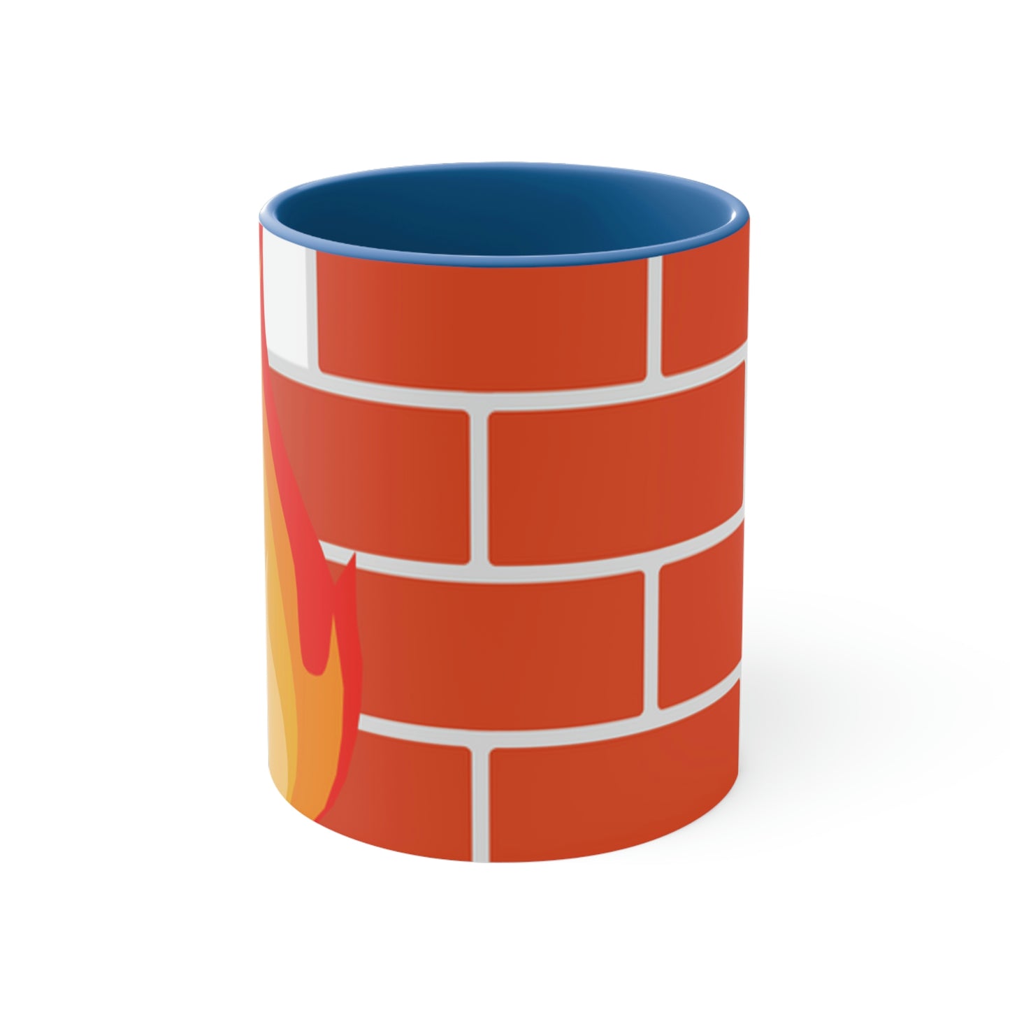 Brick Fire Accent Coffee Mug, 11oz