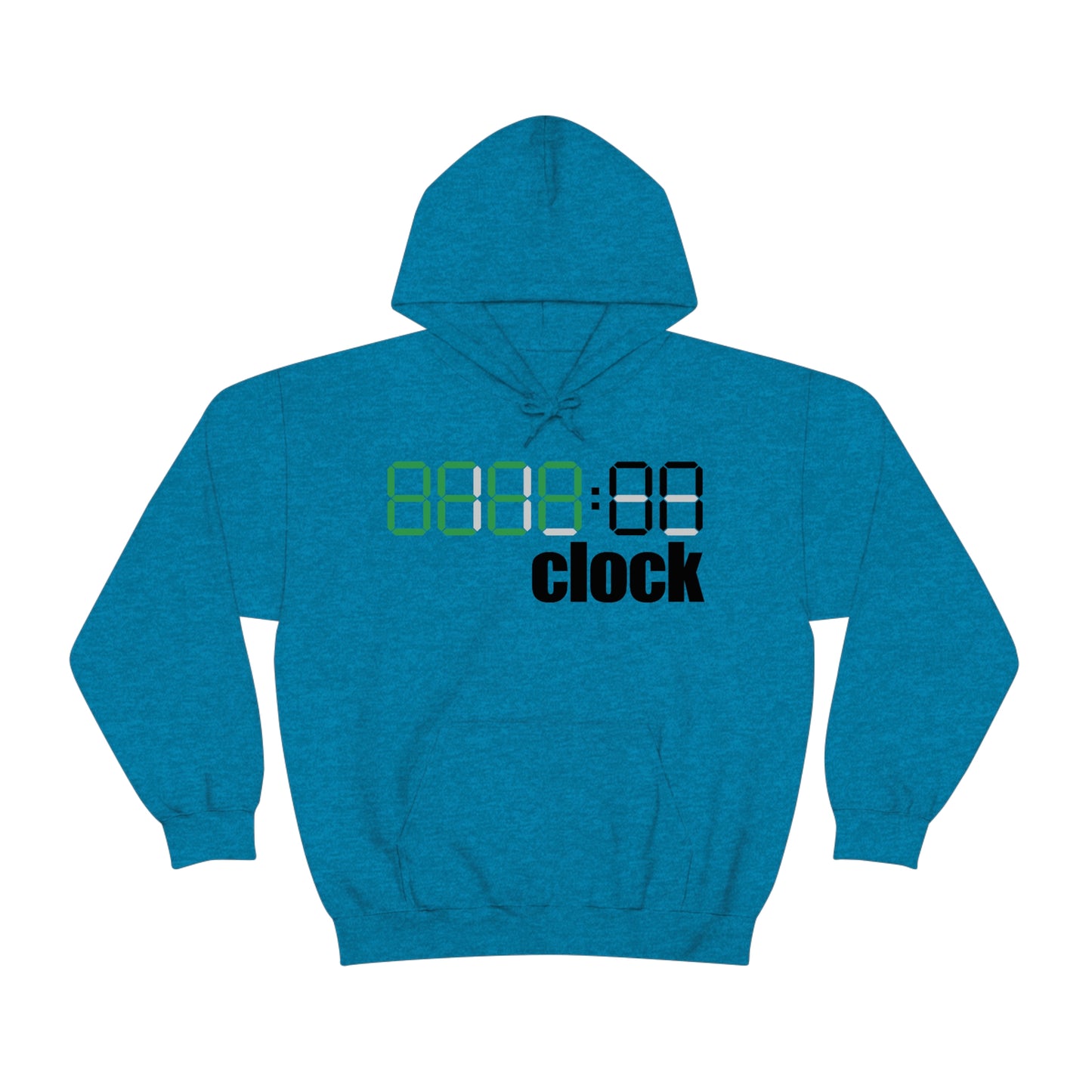Beer on Clock Unisex Hooded Sweatshirt