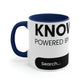 Knowledge Powered By Google Accent Coffee Mug, 11oz