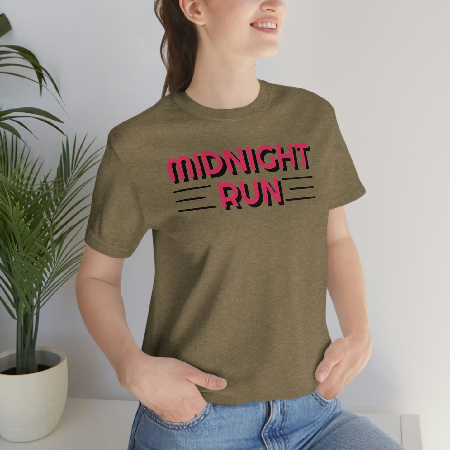 Midnight Run Unisex Jersey Short Sleeve Tee