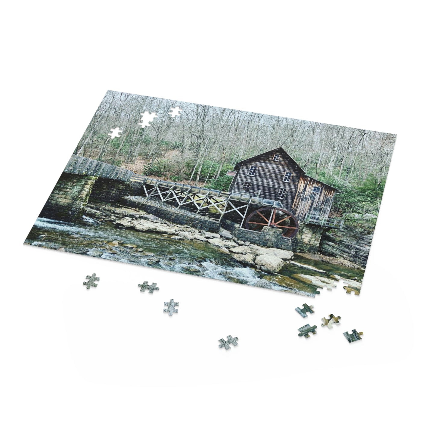 Grist Mill Scenic Puzzle (120, 252, 500-Piece)