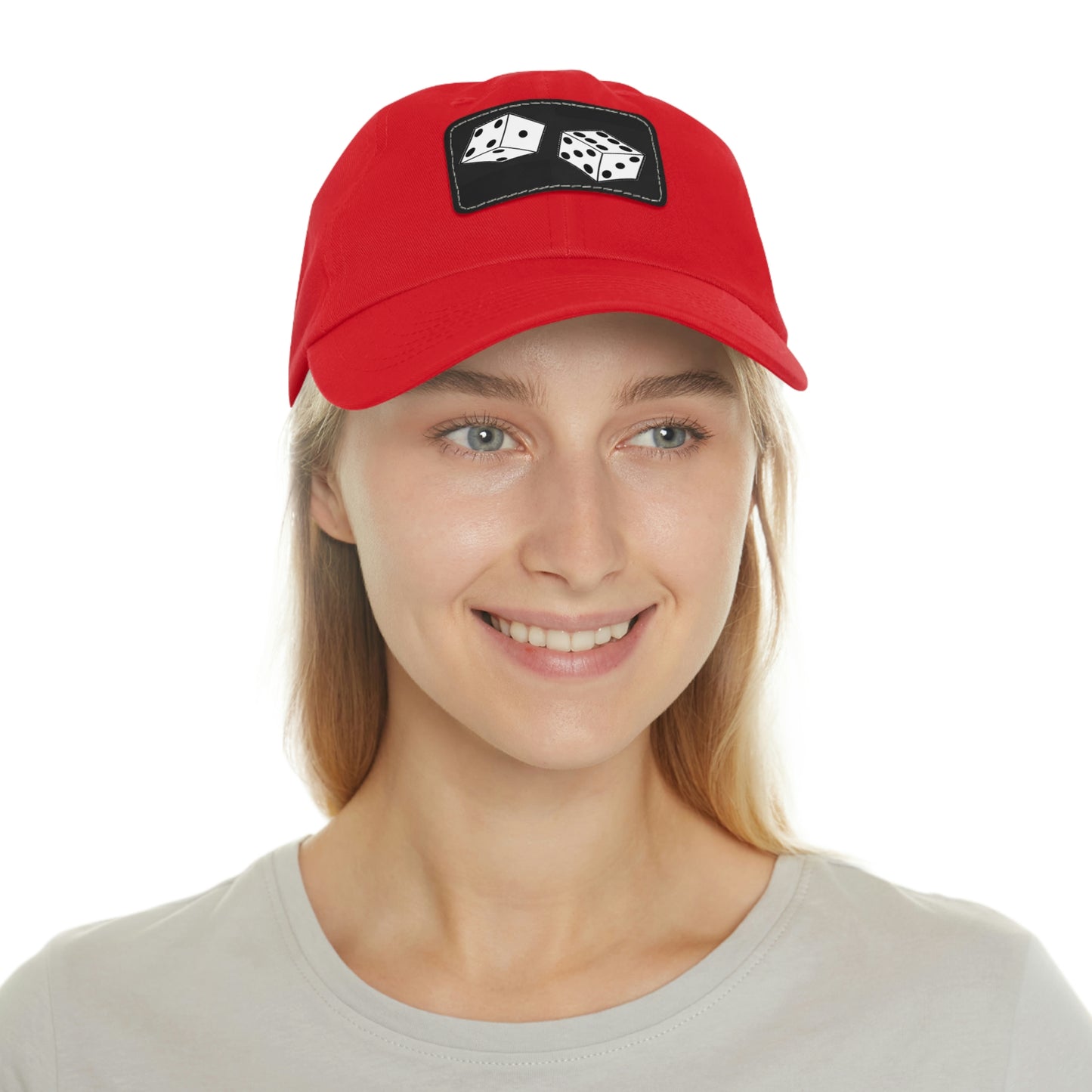 Dice Roll Dad Hat with Leather Patch