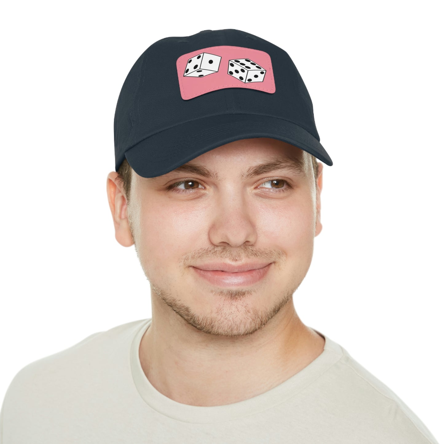 Dice Roll Dad Hat with Leather Patch