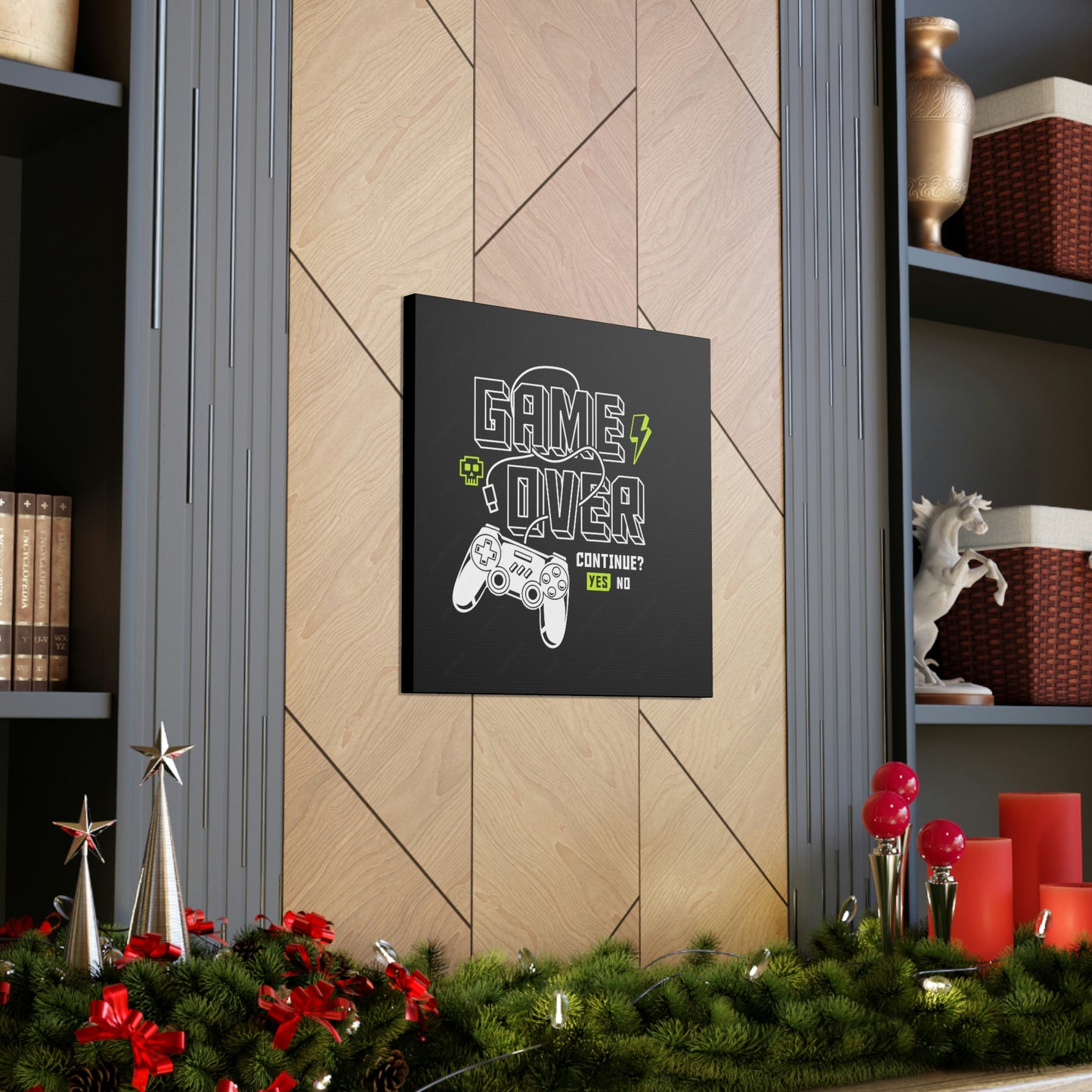 Game Over Canvas Gallery Wraps
