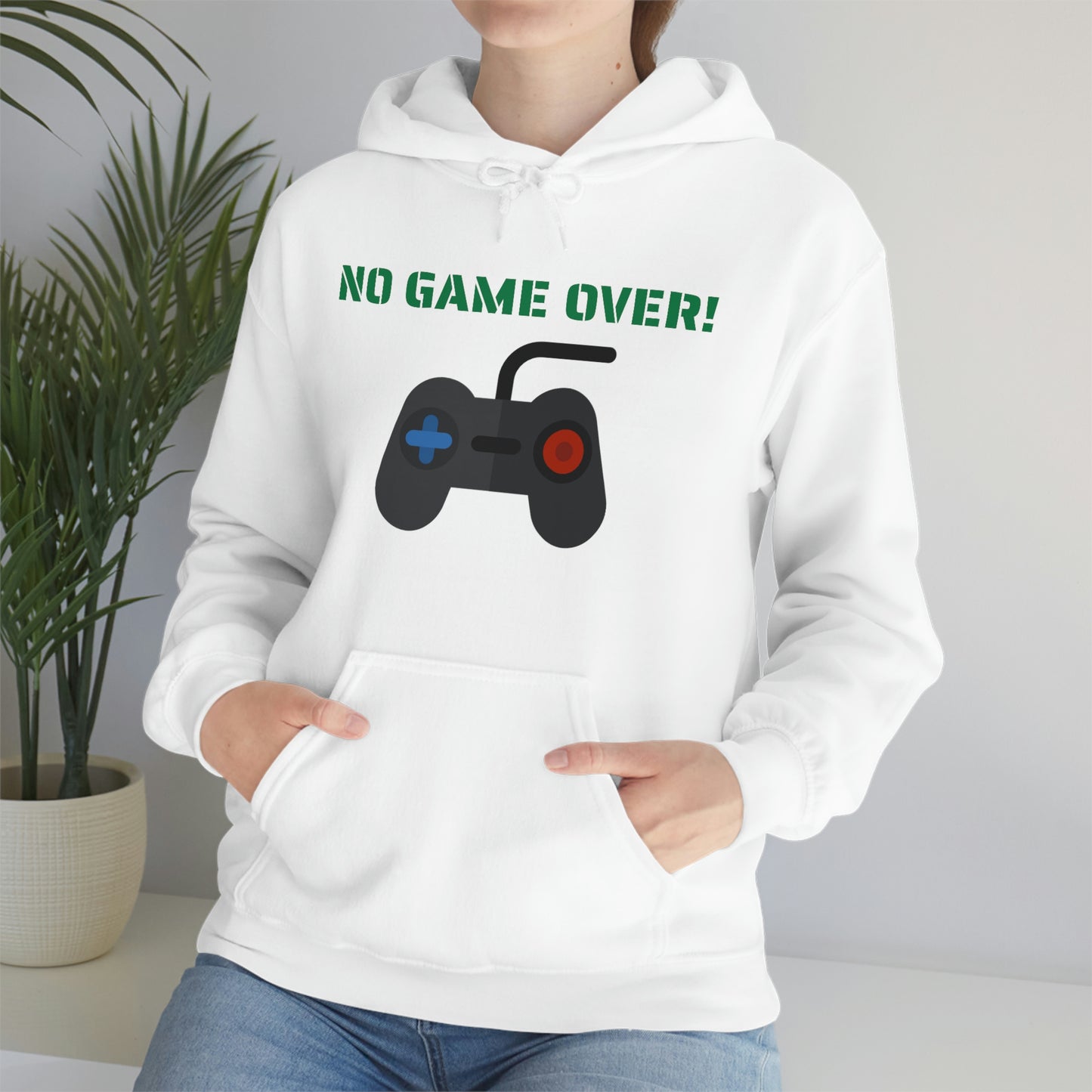 No Game Over! Unisex Hooded Sweatshirt