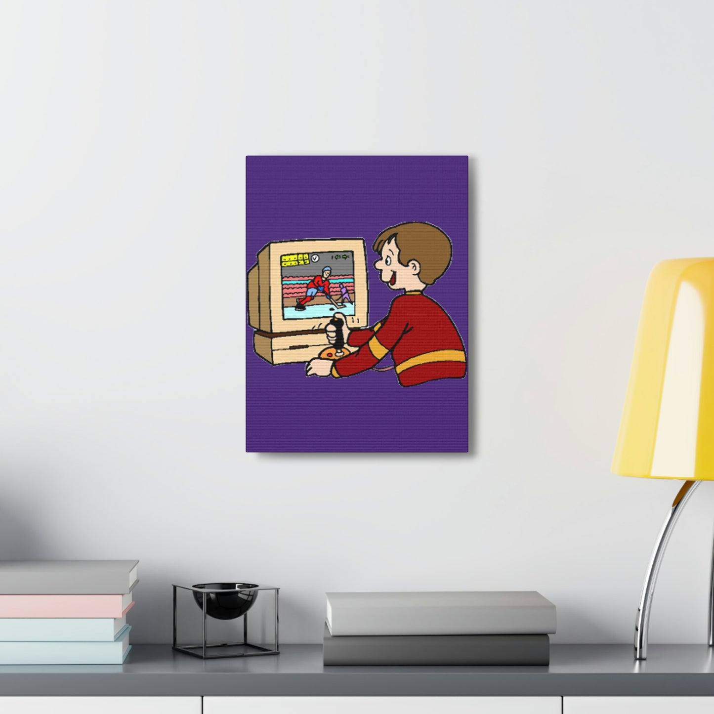 Old School Gamer Canvas Gallery Wraps