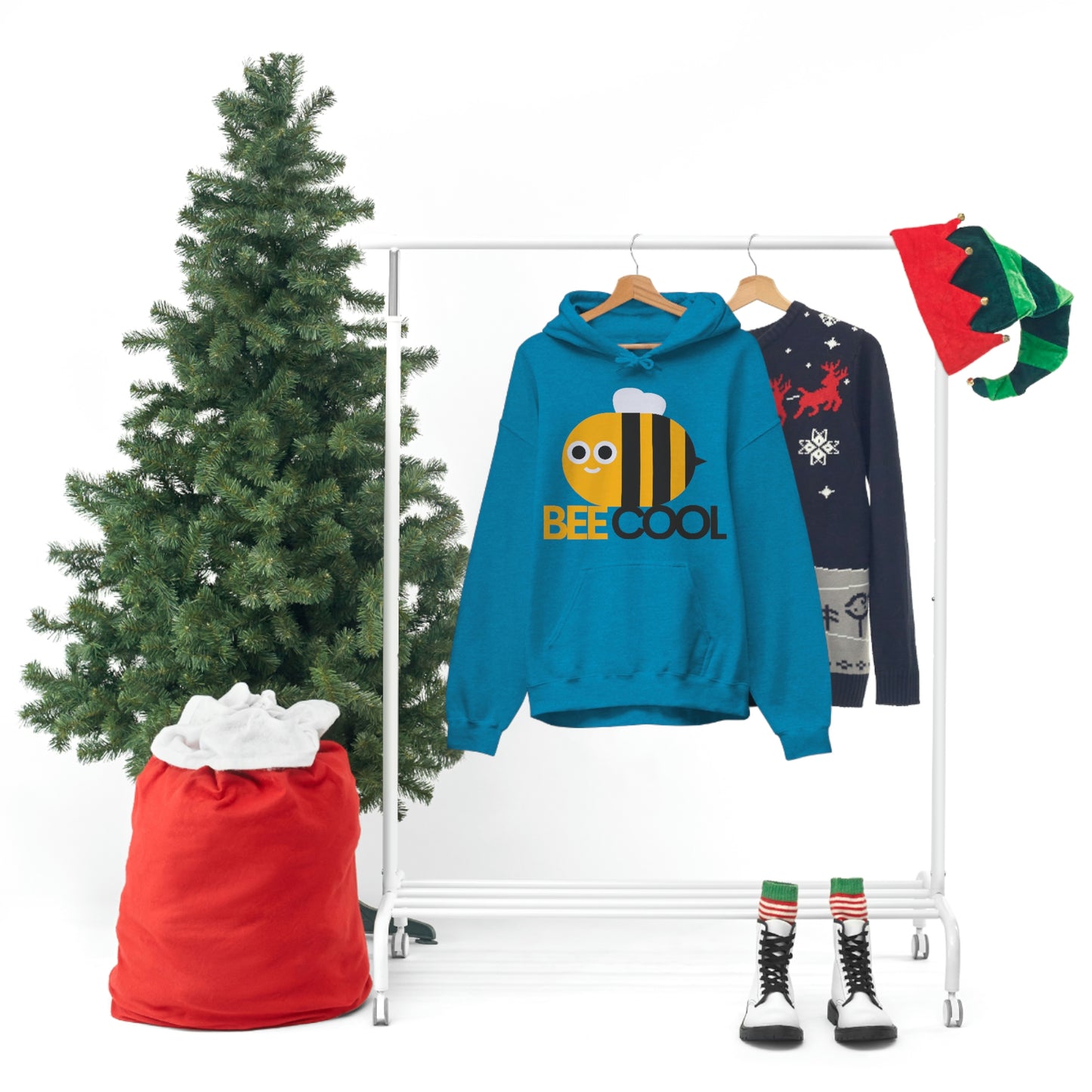 Bee Cool Unisex Hooded Sweatshirt