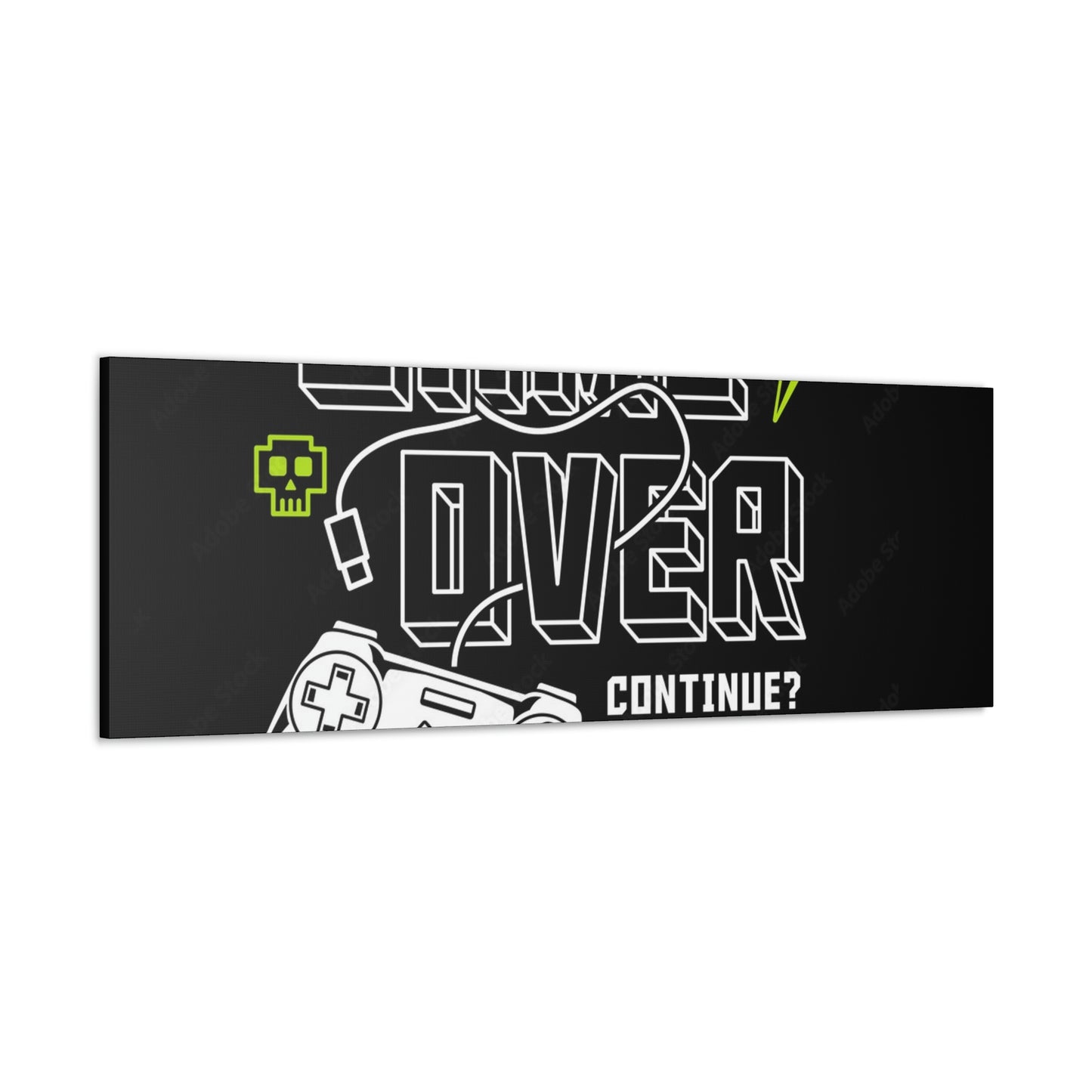 Game Over Canvas Gallery Wraps