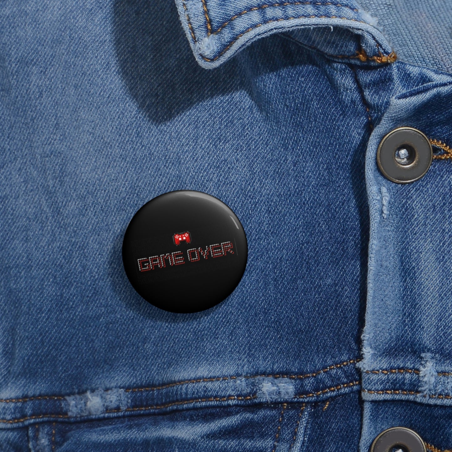 Game Over! Custom Pin Buttons