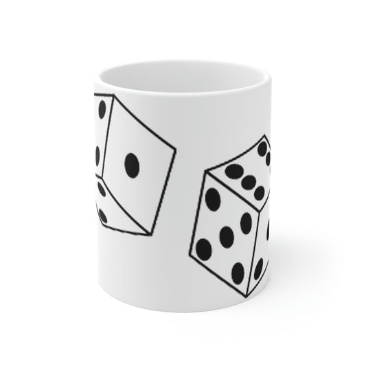 Dice Roll Ceramic Mug 11oz