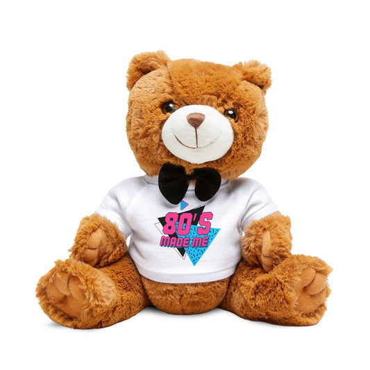 Teddy Bear with 80s Made Me T-Shirt