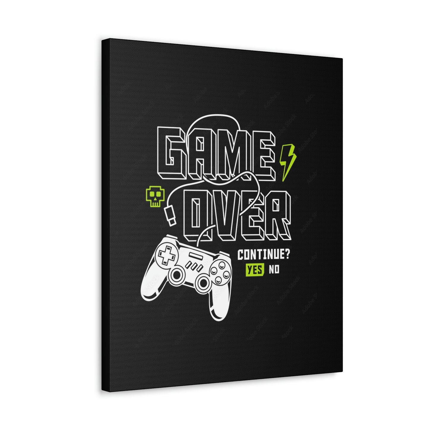 Game Over Canvas Gallery Wraps