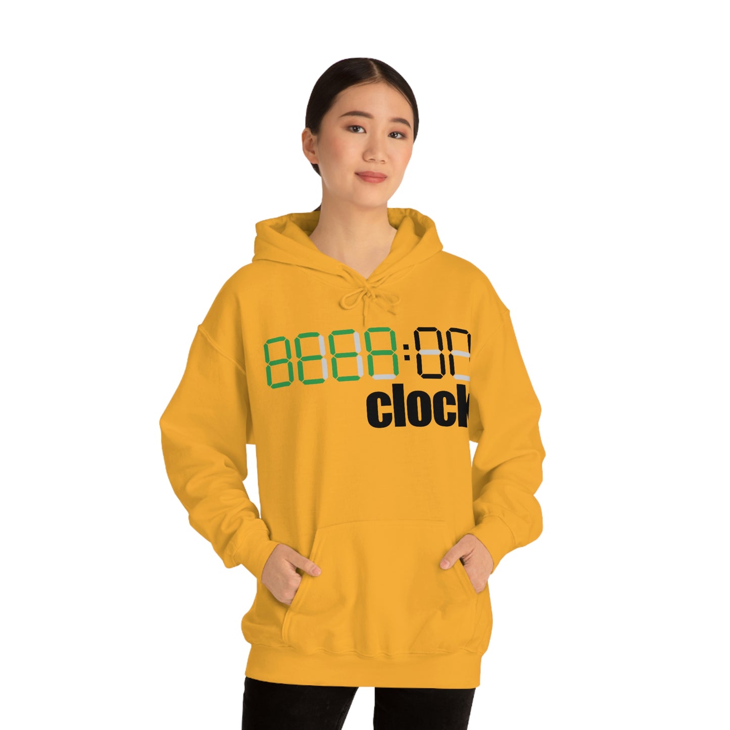 Beer on Clock Unisex Hooded Sweatshirt