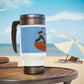 Javelin Business Man Style Travel Mug with Handle, 14oz