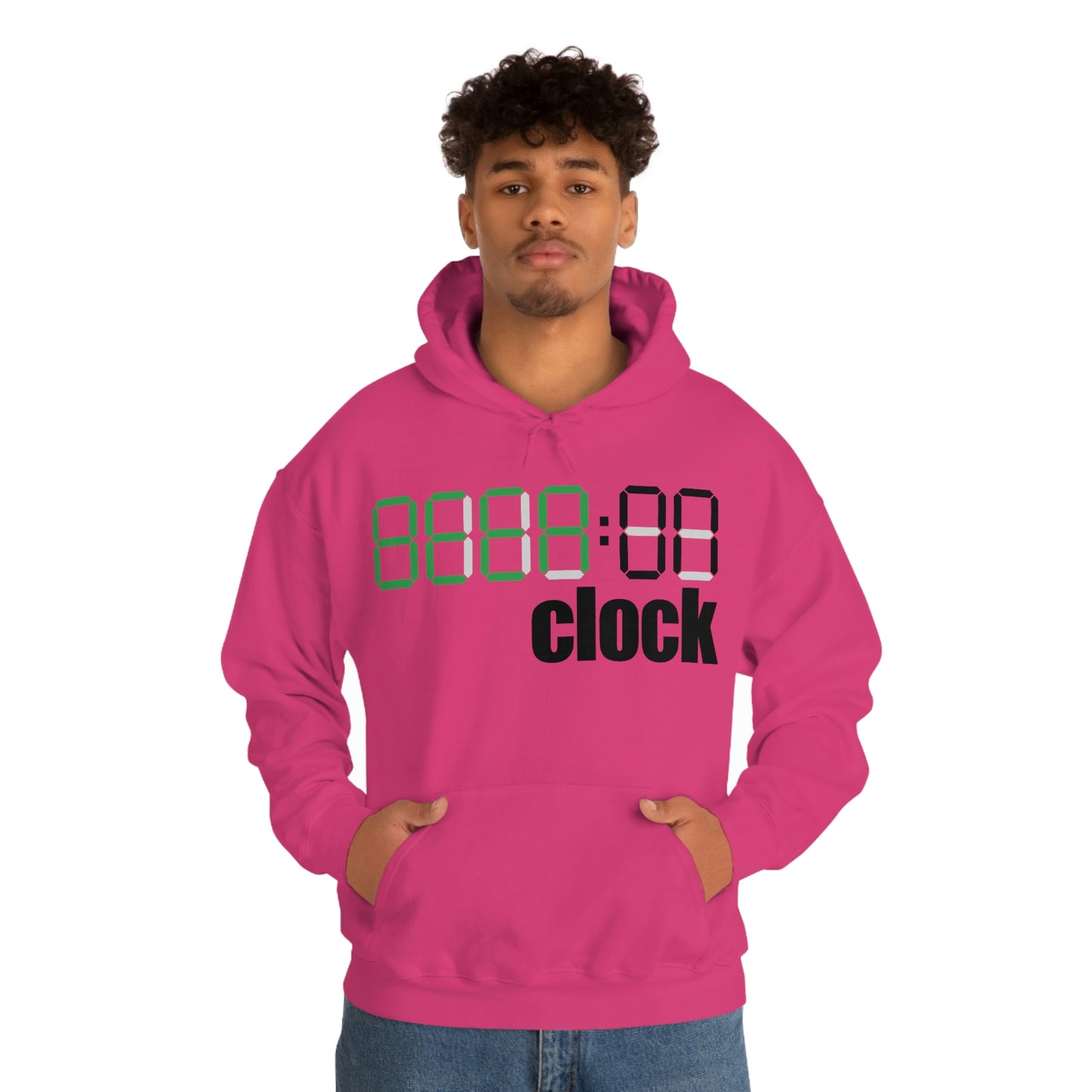 Beer on Clock Unisex Hooded Sweatshirt