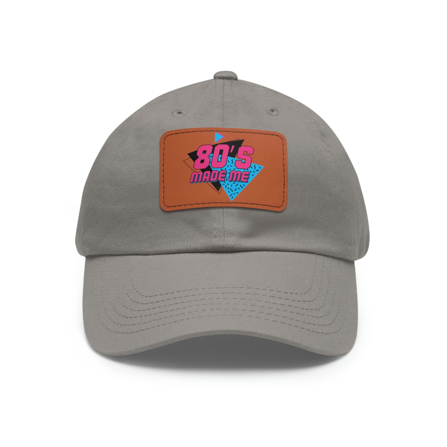 80s Made Me Dad Hat with Leather Patch