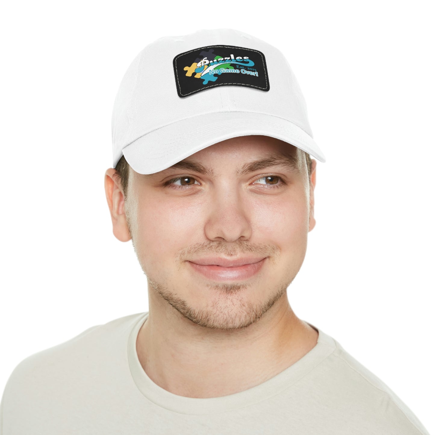 Puzzles LTD Dad Hat with Leather Patch
