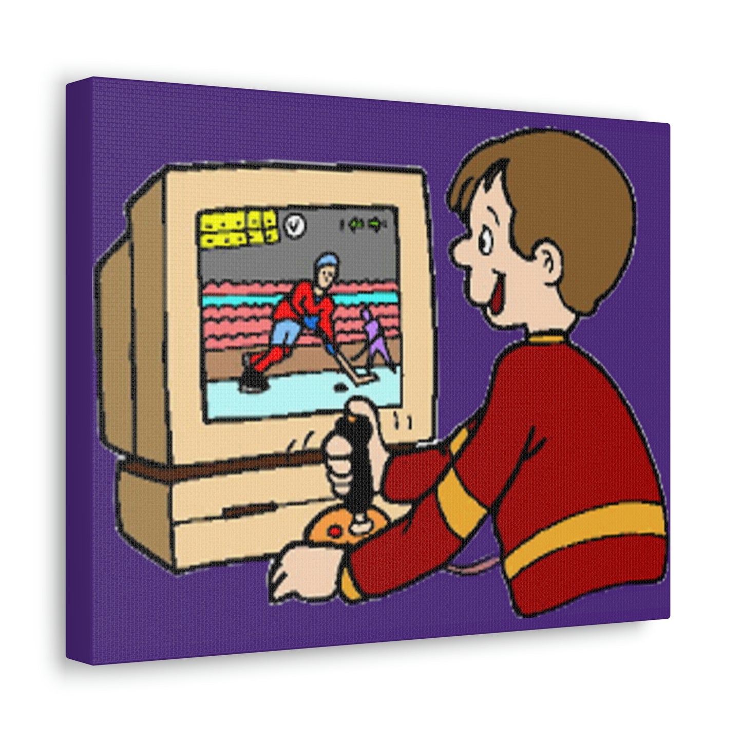 Old School Gamer Canvas Gallery Wraps