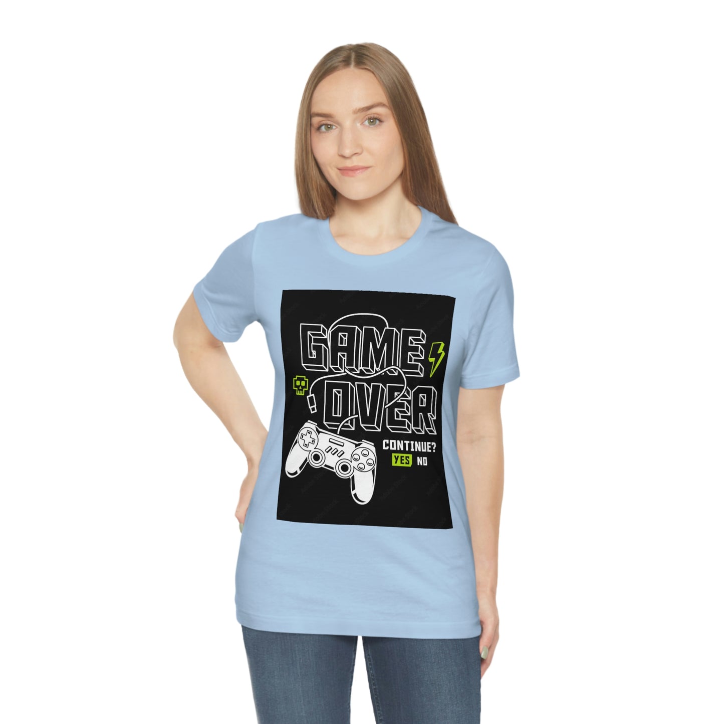 Game Over Unisex Jersey Short Sleeve Tee