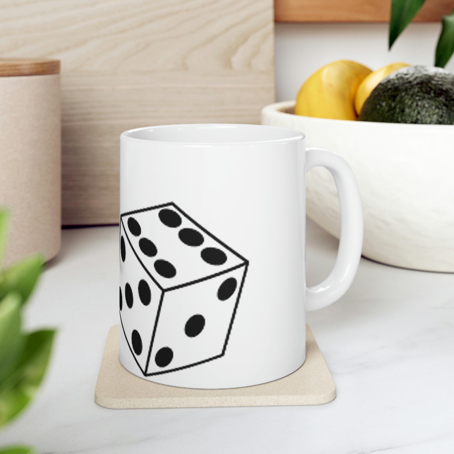 Dice Roll Ceramic Mug 11oz