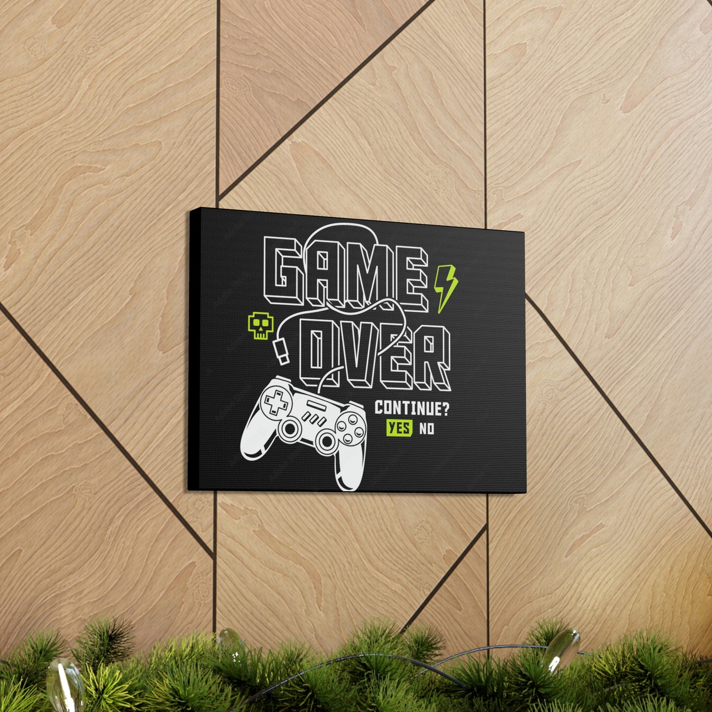 Game Over Canvas Gallery Wraps