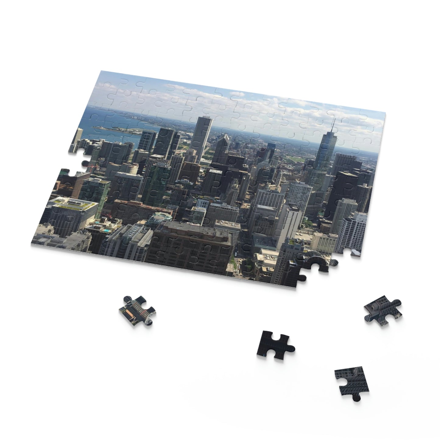 Downtown Chicago Scenic Puzzle (120, 252, 500-Piece)