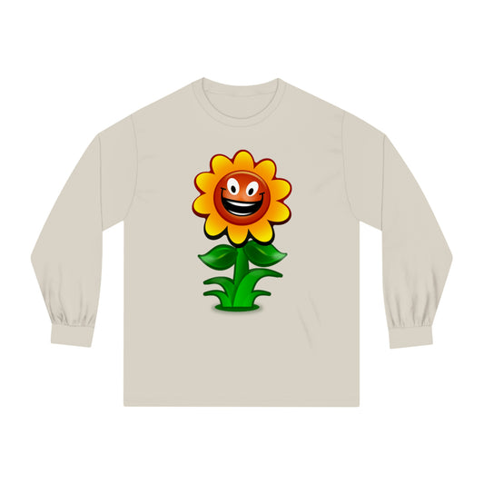 Video Game Retro Style Flower Unisex Classic Long Sleeve T-Shirt