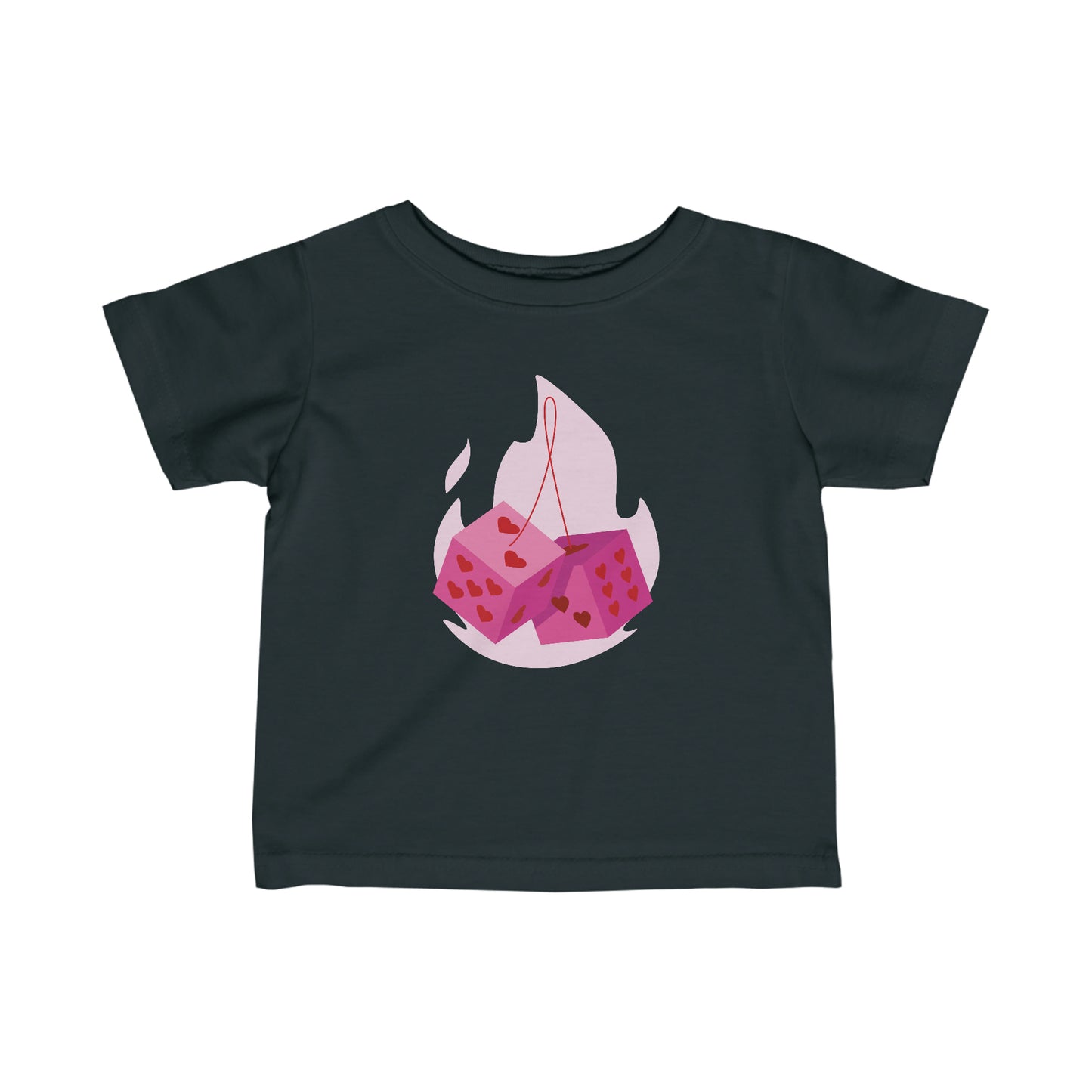 Dice Hearts Infant Fine Jersey Tee