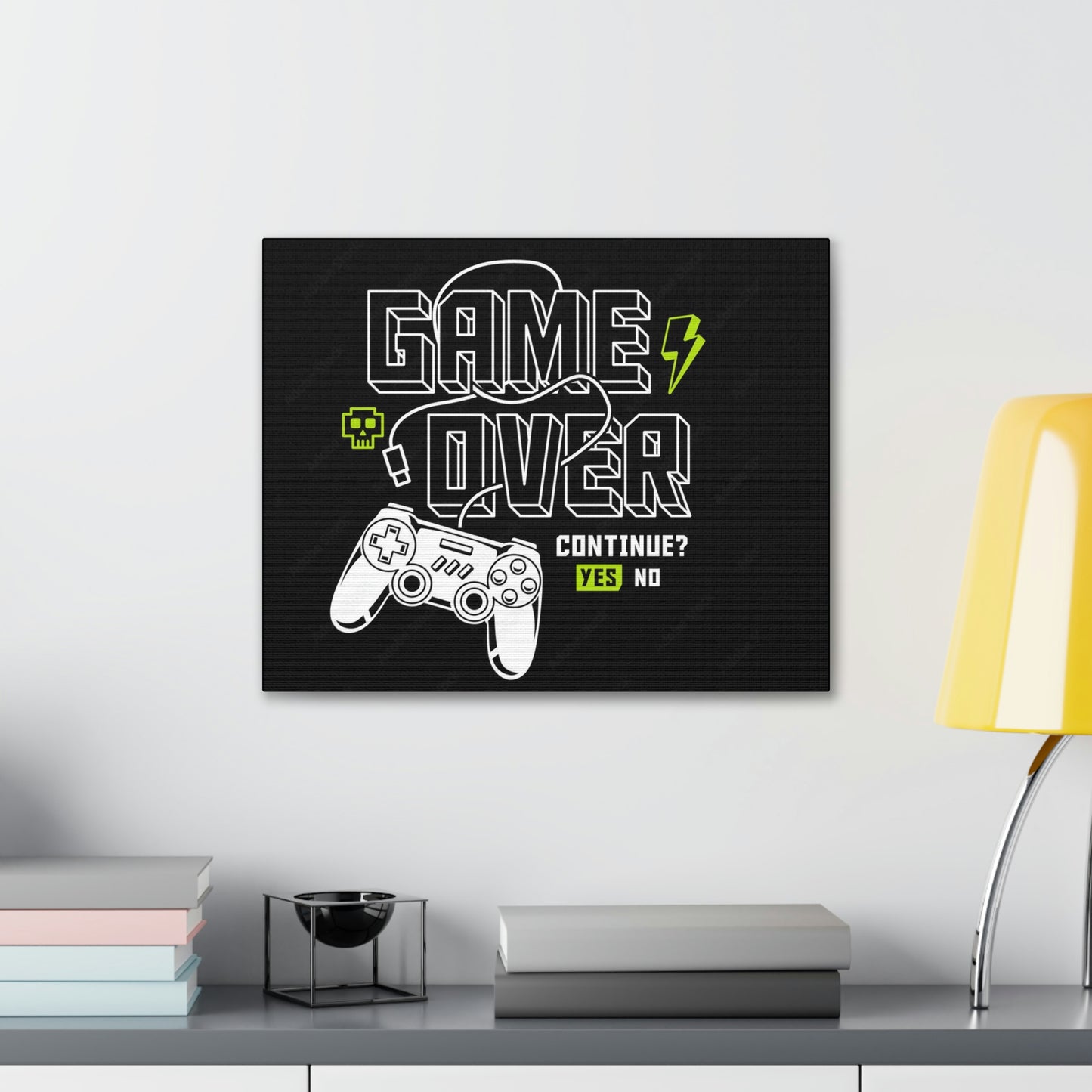 Game Over Canvas Gallery Wraps