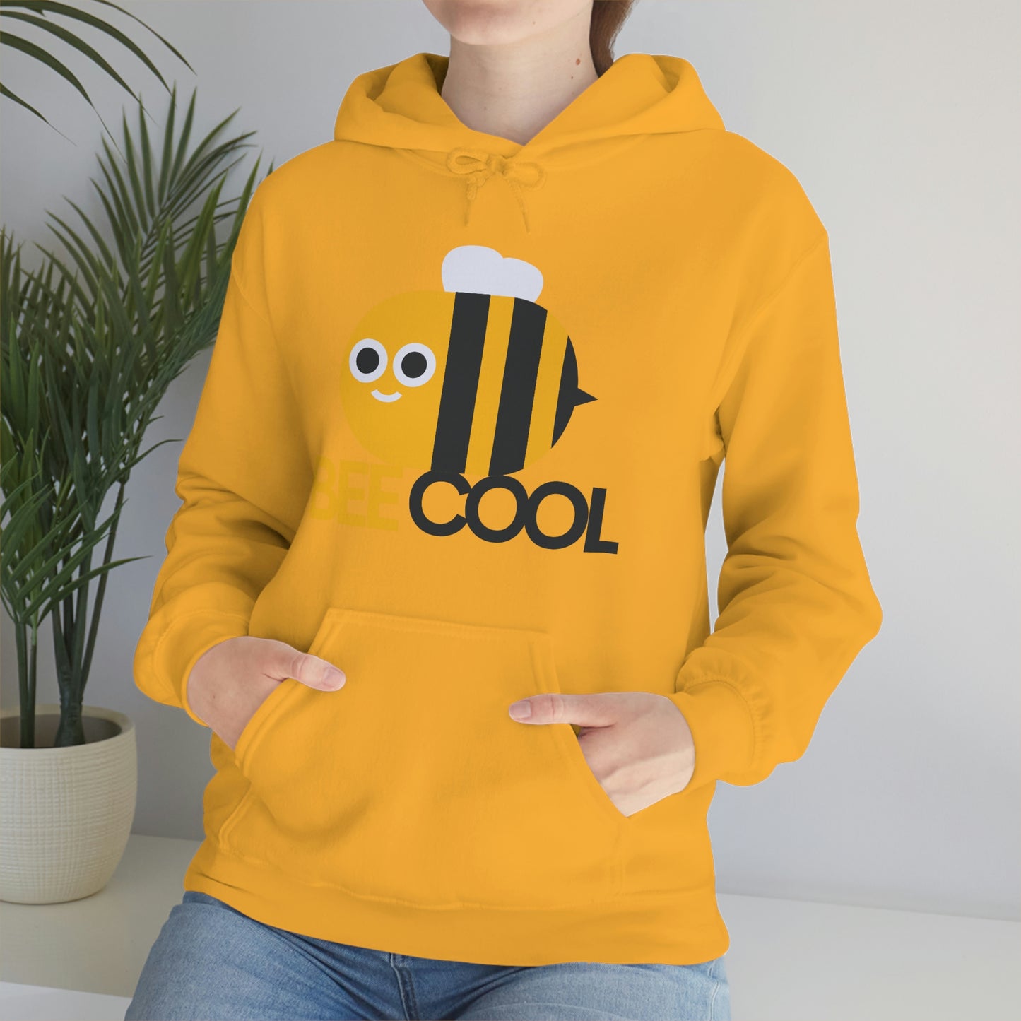 Bee Cool Unisex Hooded Sweatshirt