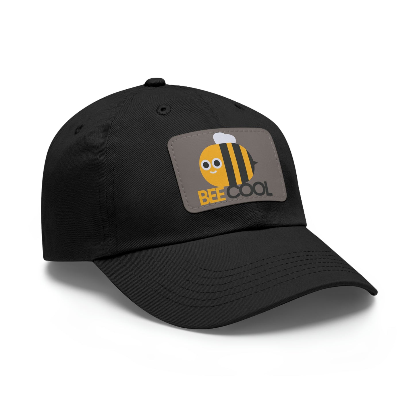 Bee Cool Dad Hat with Leather Patch