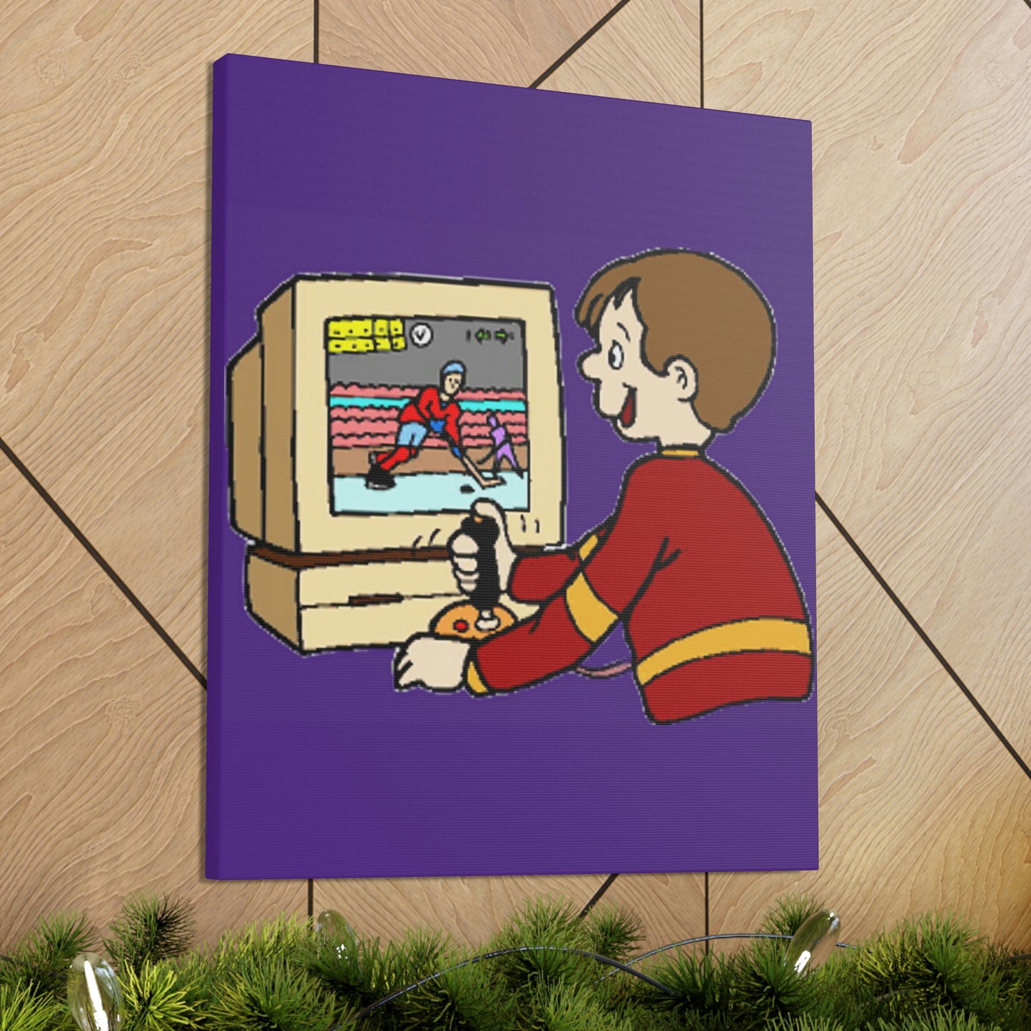 Old School Gamer Canvas Gallery Wraps