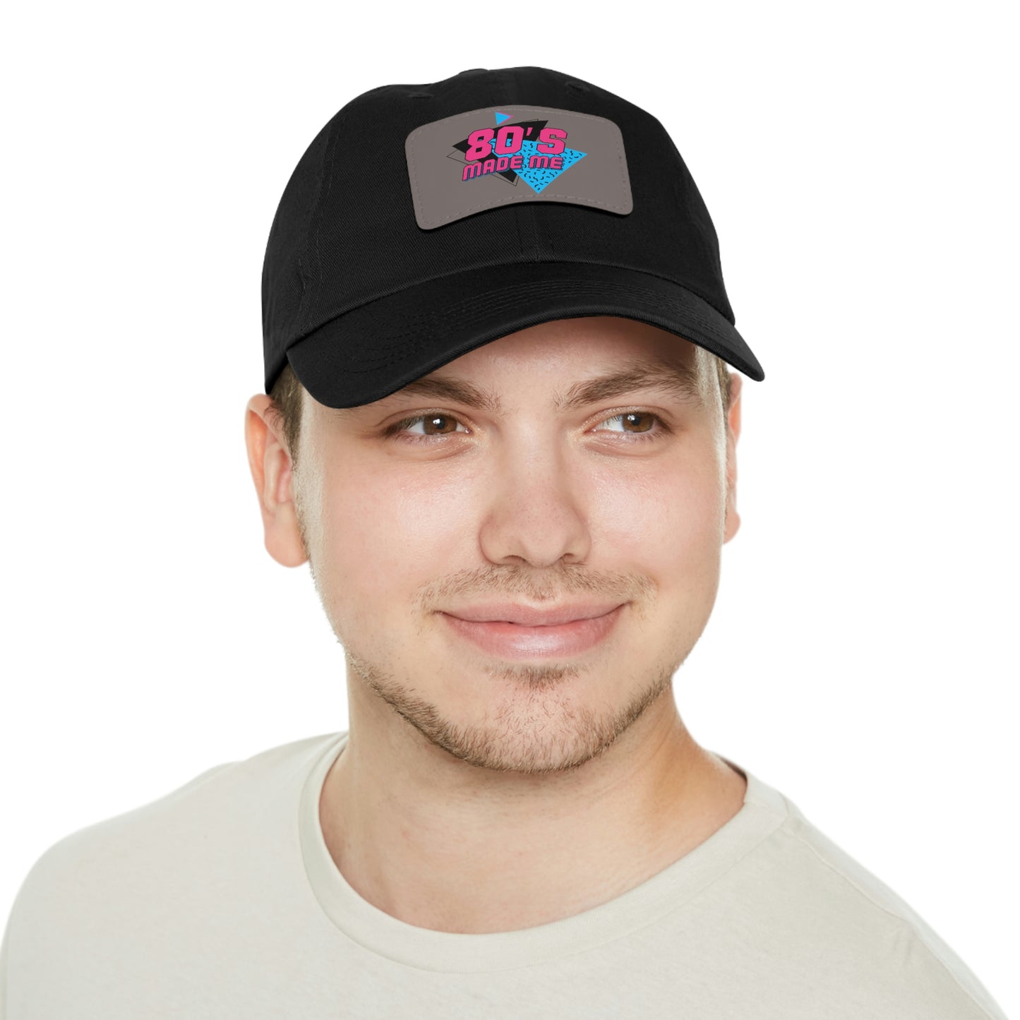 80s Made Me Dad Hat with Leather Patch