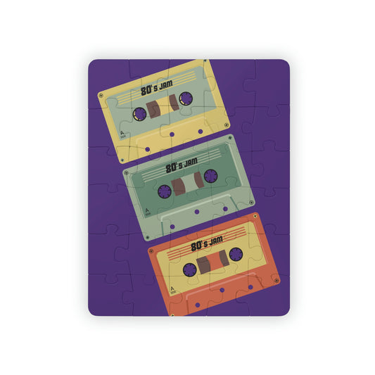 Retro Cassette Tapes Kids' Puzzle, 30-Piece