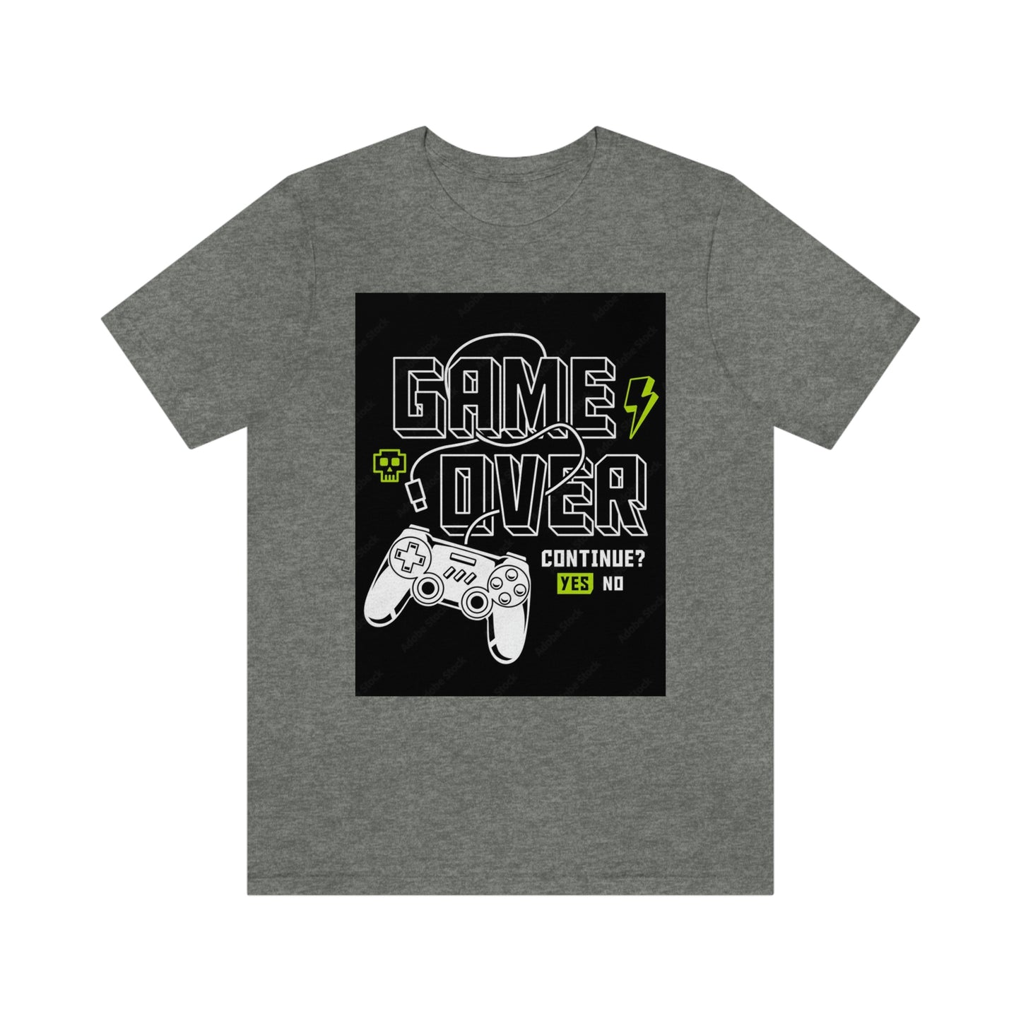 Game Over Unisex Jersey Short Sleeve Tee