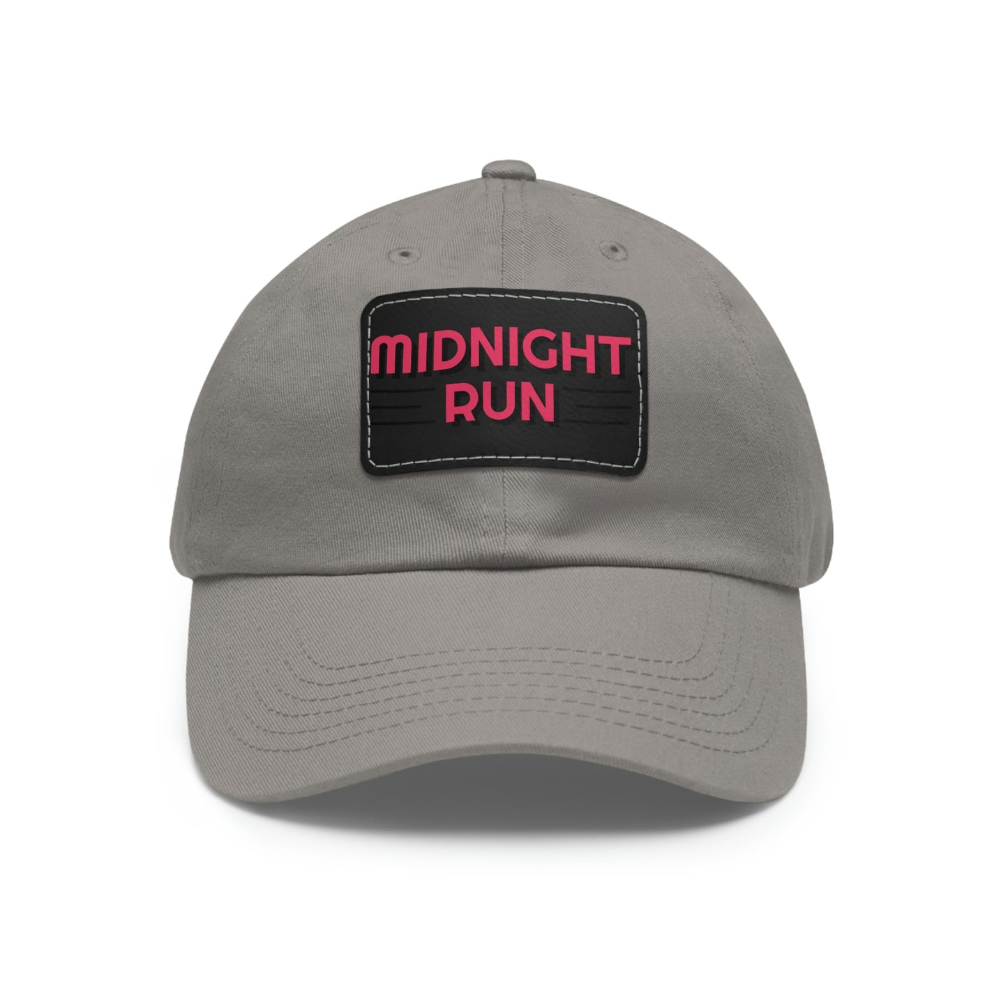 Midnight Run Dad Hat with Leather Patch