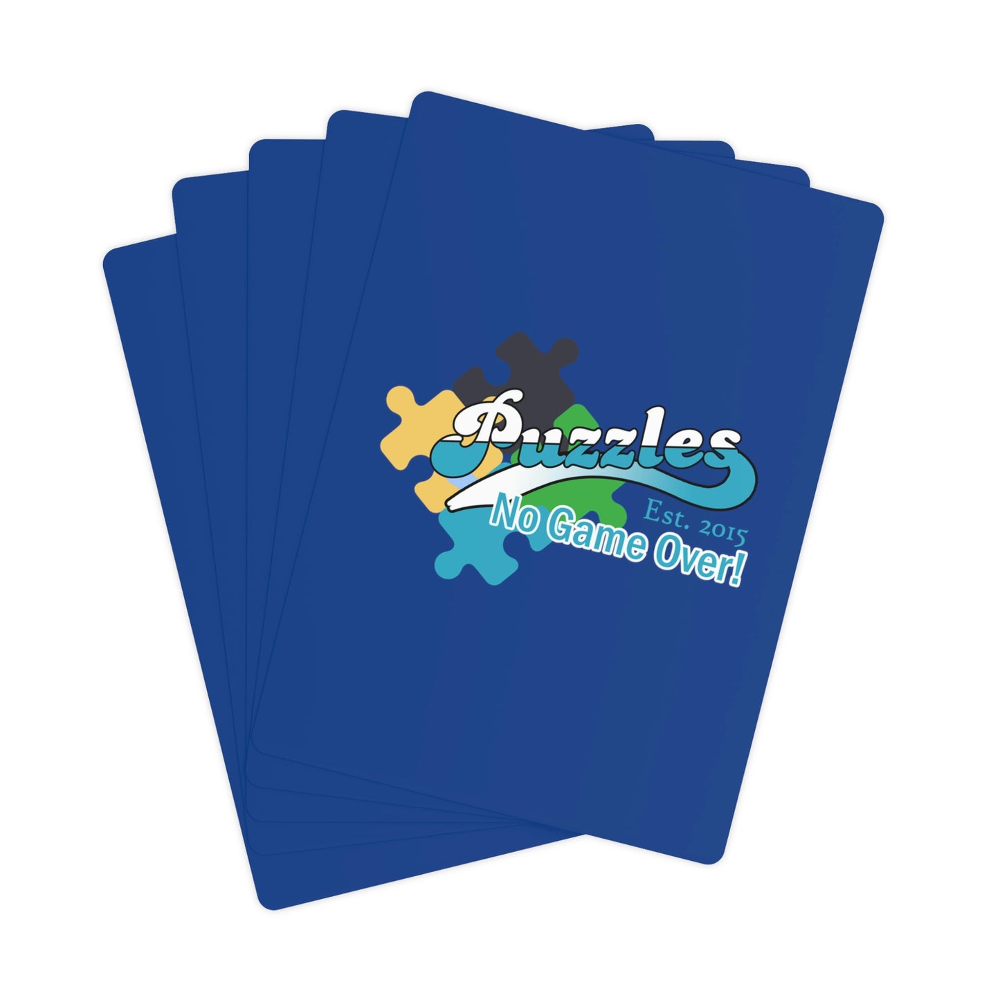 Puzzles LTD Blue Playing Cards