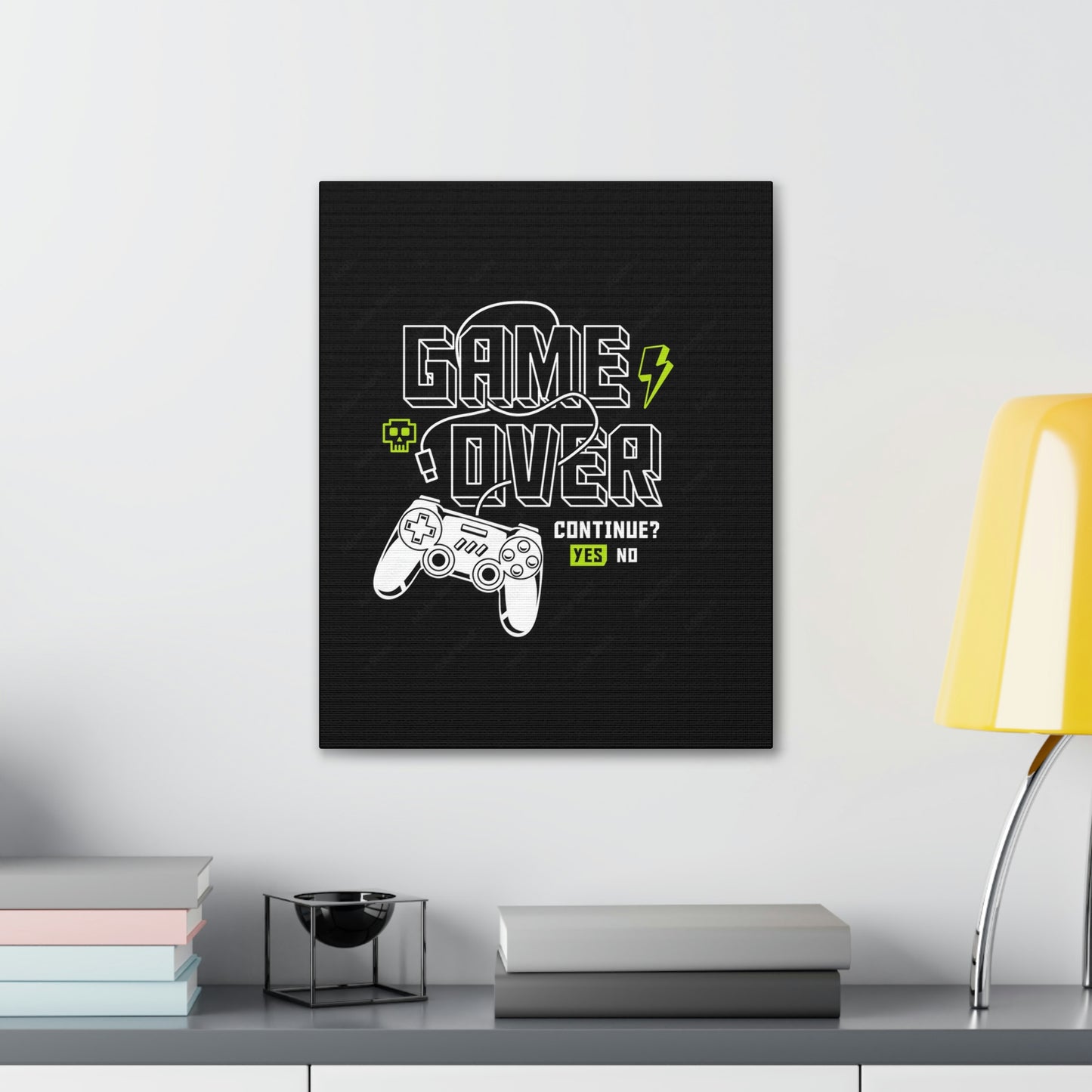 Game Over Canvas Gallery Wraps