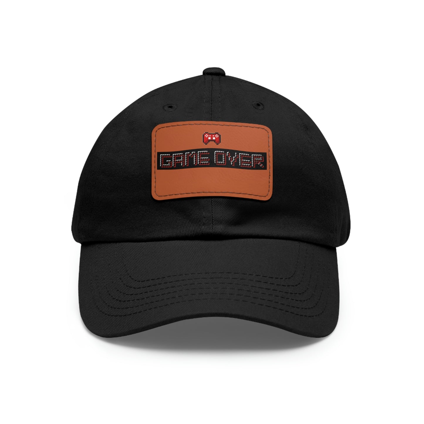 Game Over! Dad Hat with Leather Patch