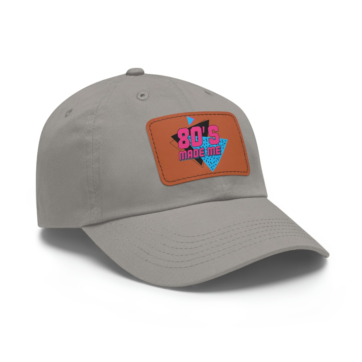 80s Made Me Dad Hat with Leather Patch