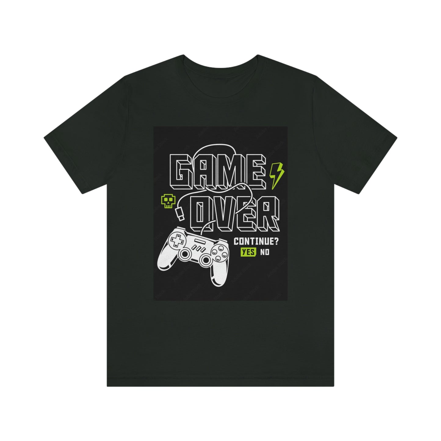 Game Over Unisex Jersey Short Sleeve Tee