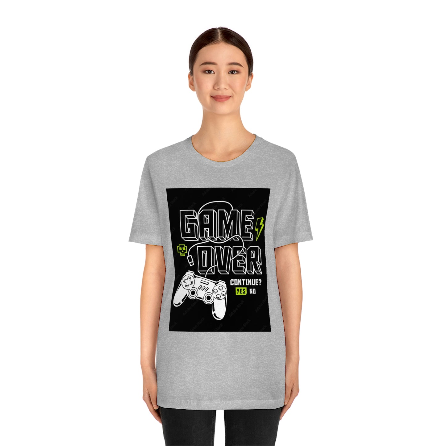 Game Over Unisex Jersey Short Sleeve Tee