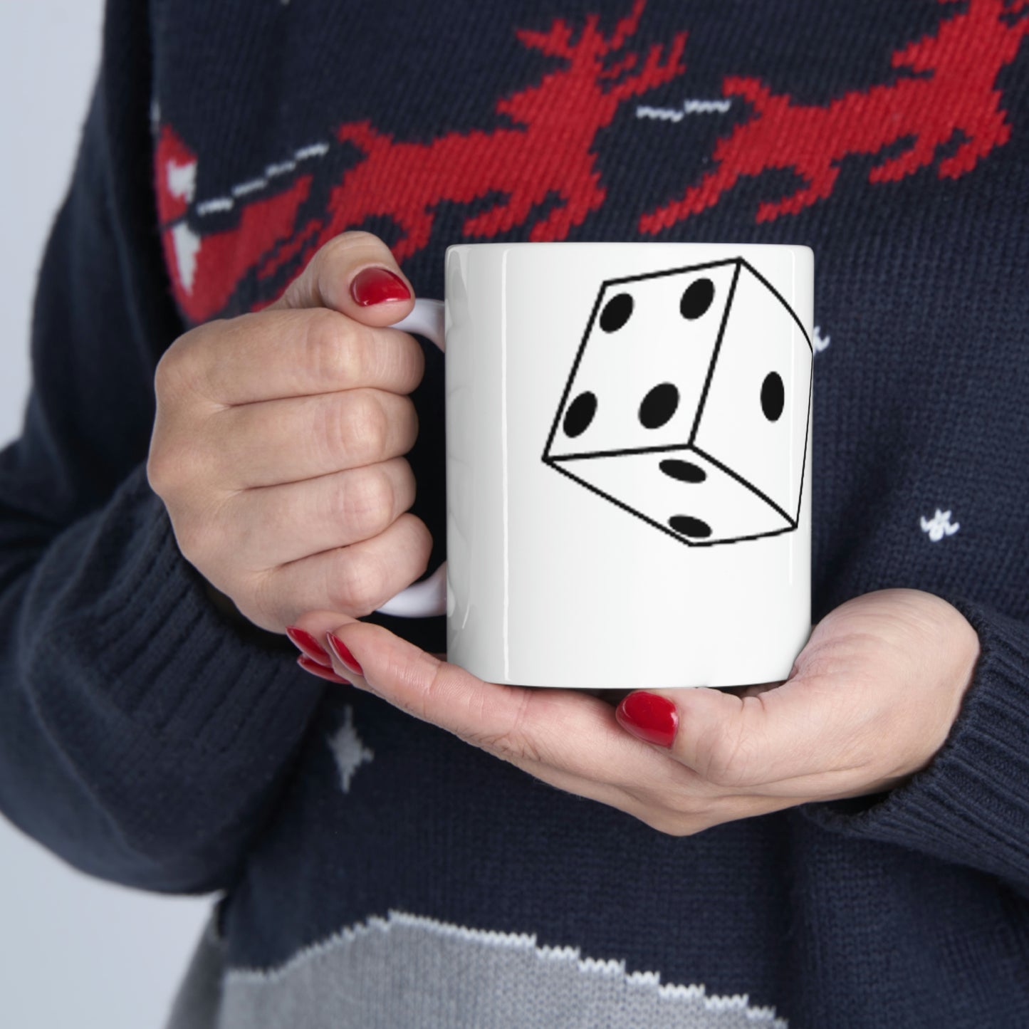 Dice Roll Ceramic Mug 11oz