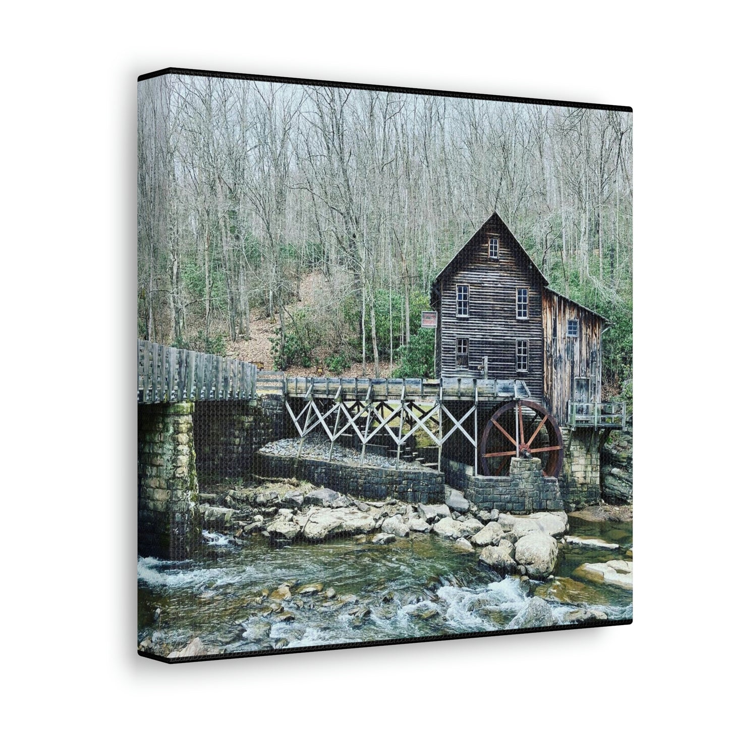 Grist Mill Scenic Canvas Gallery Wraps