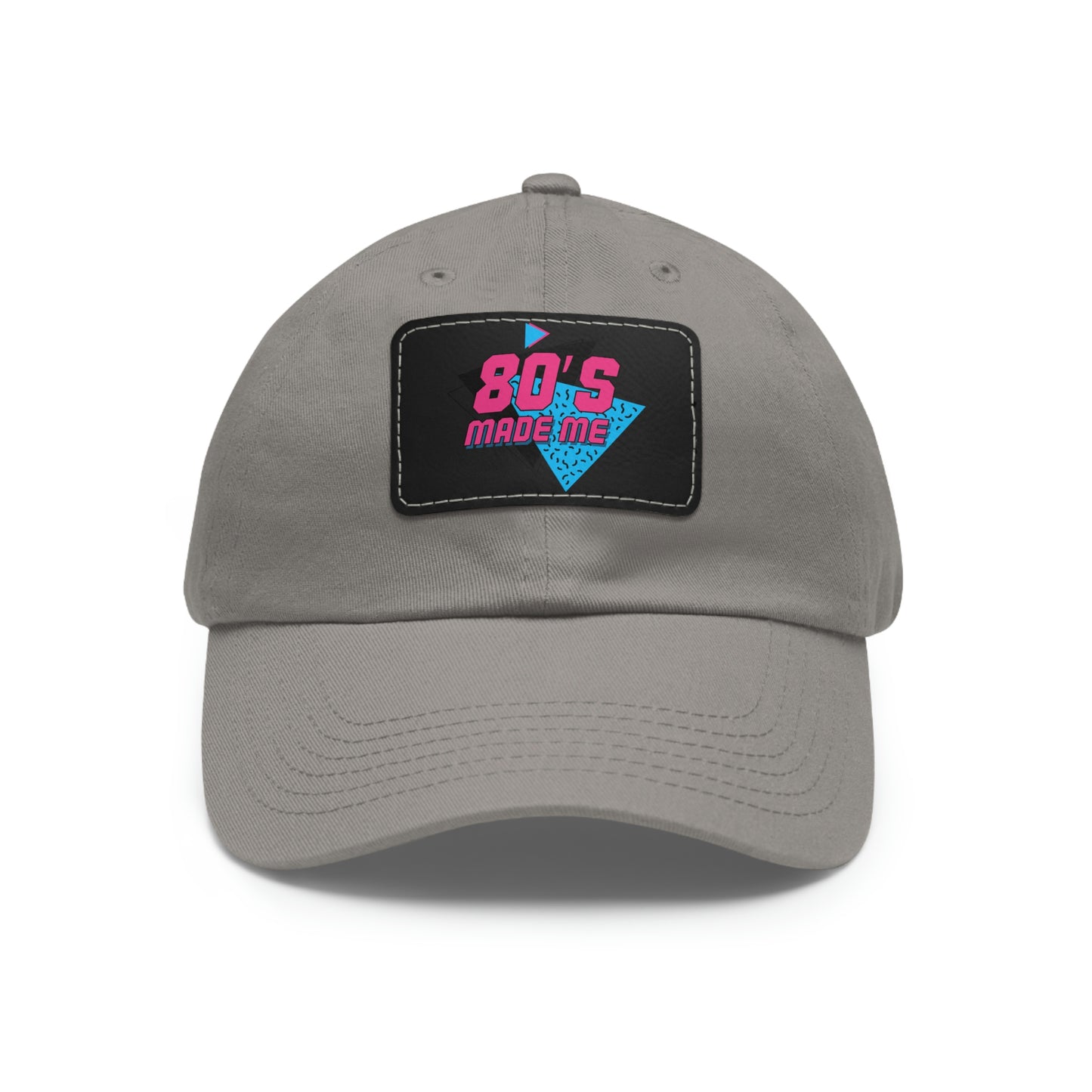 80s Made Me Dad Hat with Leather Patch