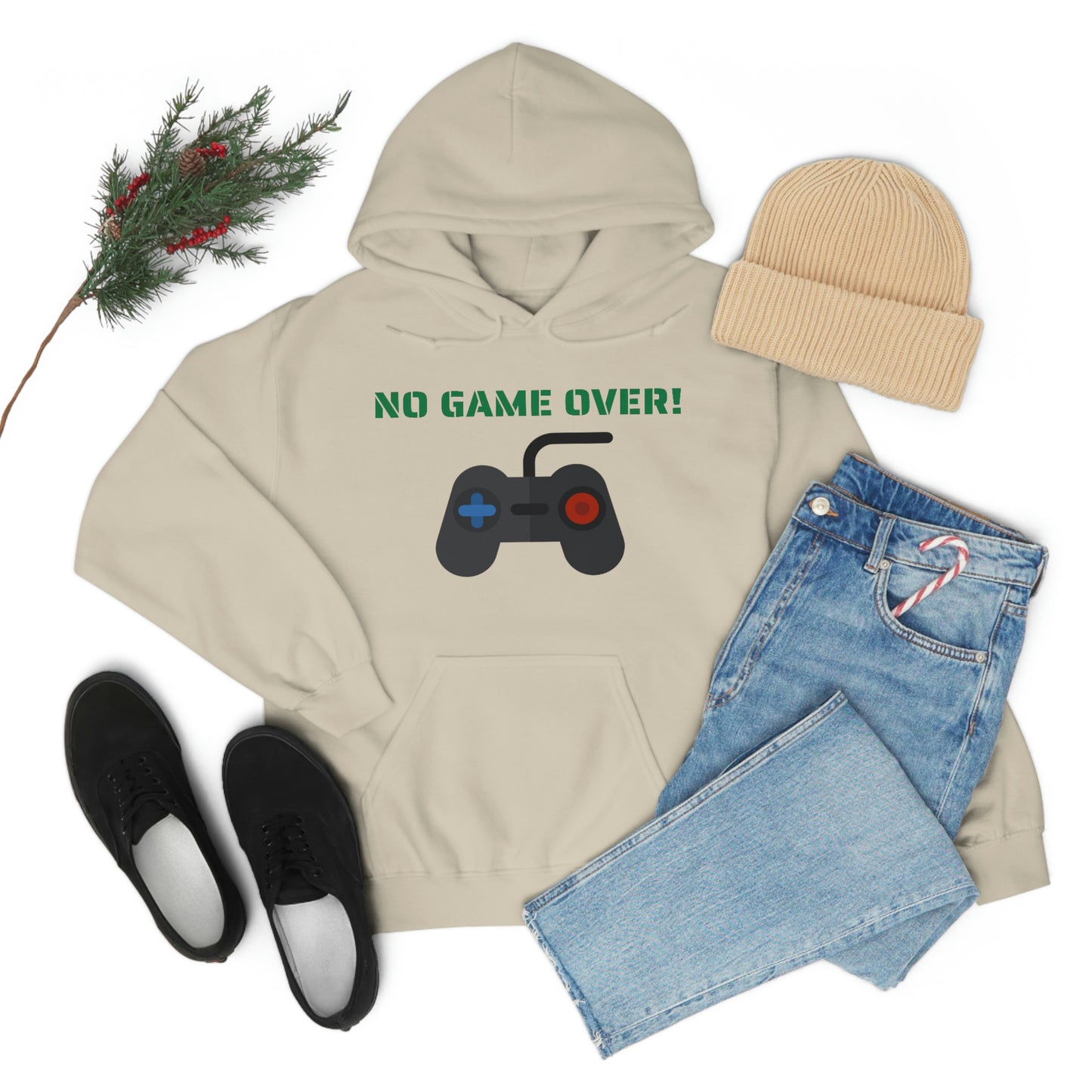 No Game Over! Unisex Hooded Sweatshirt