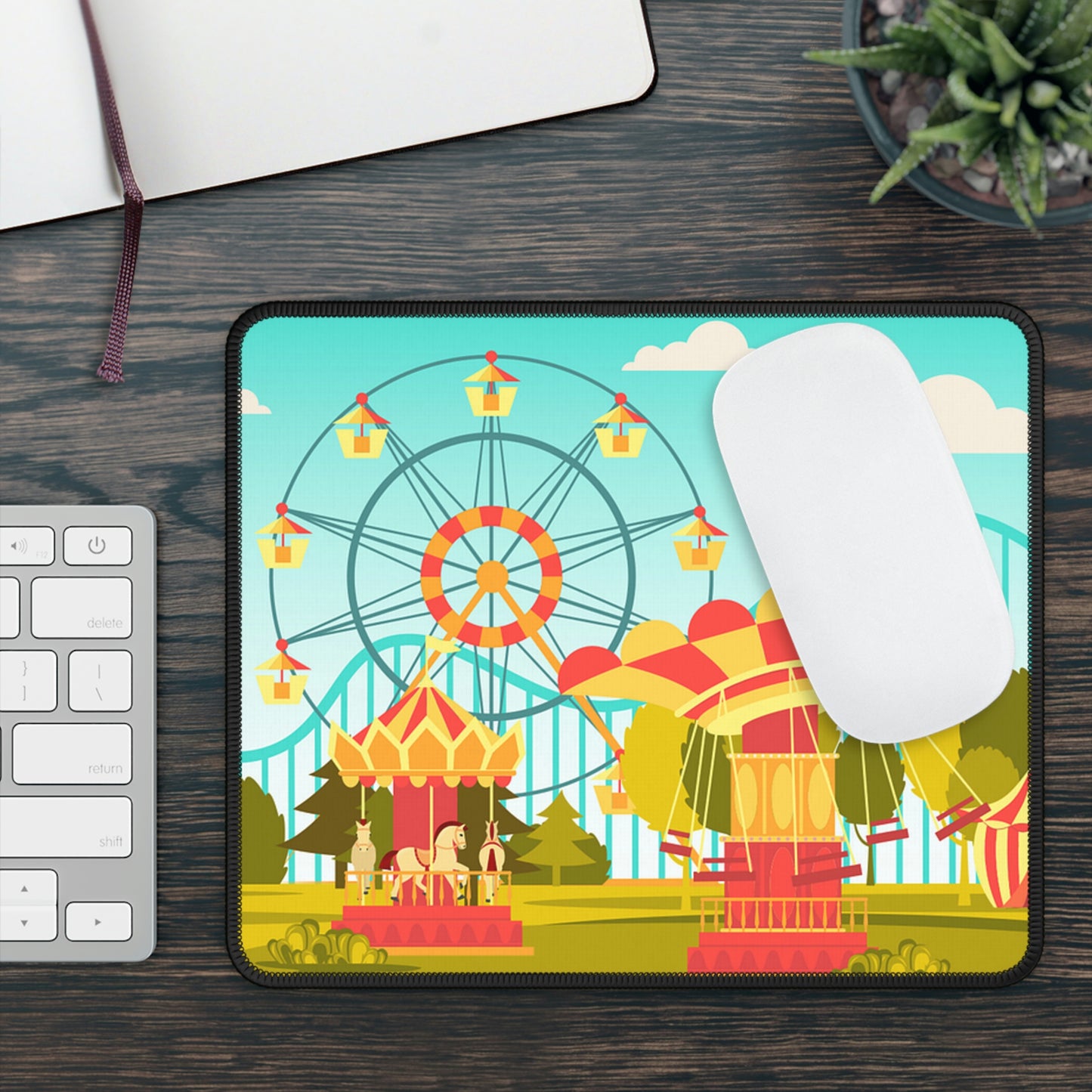 Carnival Scenery Gaming Mouse Pad