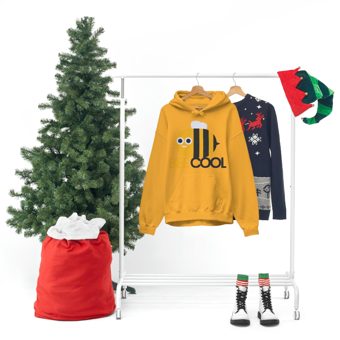 Bee Cool Unisex Hooded Sweatshirt