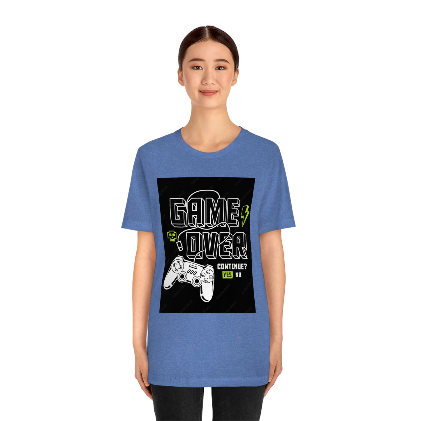 Game Over Unisex Jersey Short Sleeve Tee
